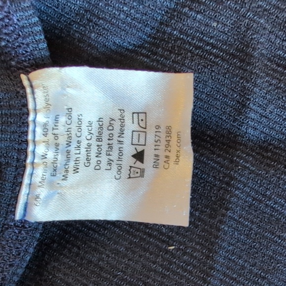 Navy Wool Blend Baselayer - Picture 4 of 5